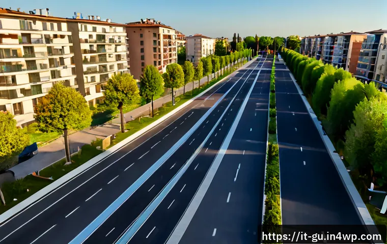 지속 가능한 도시 개발과 녹지 공간 - Photorealistic wide-angle view of a sustainable Italian city district inspired by Milan, elegant mid...